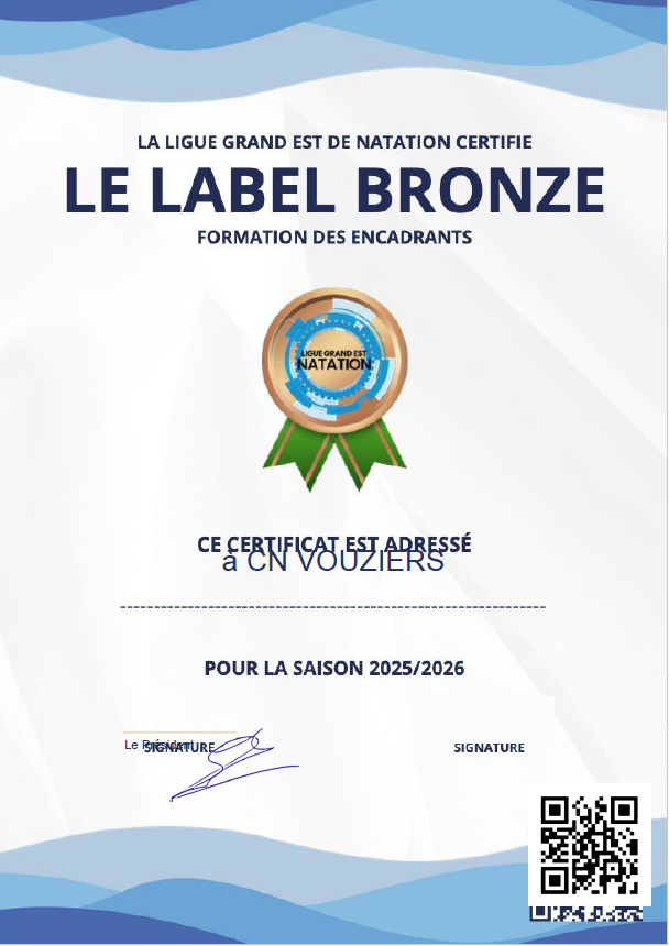 label bronze formation des encadrants